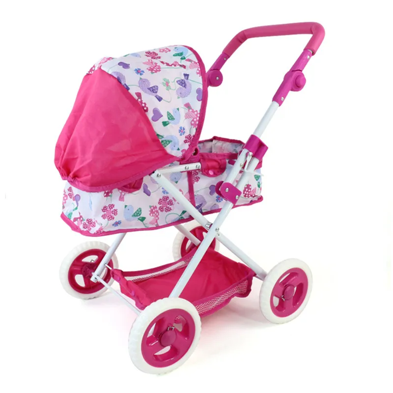 

Toy Cart Girls Play House Children's Toys Trolley Cart Doll Birthday Gift Children's Toy Cart Easy To Fold Toys Kid Toys