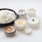 500 искусственный бездымный соевый воск для свечей, материал для изготовления свечей, ароматизированные свечи, изготовленные из искусственных и восковых материалов