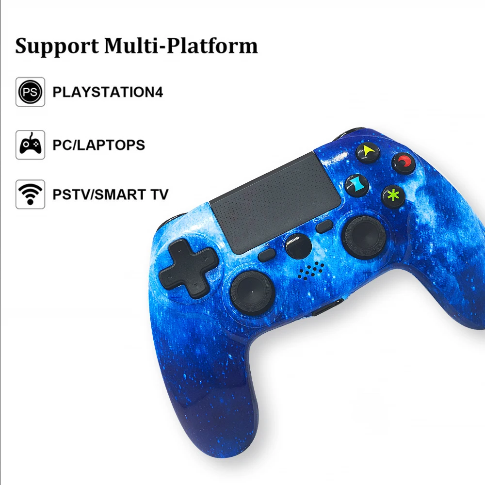 K ISHAKO двойной SHOCK4 для Playstation 4/ПК/ноутбуков/PS tv/SMART tv Gampad контроллер Bluit in и