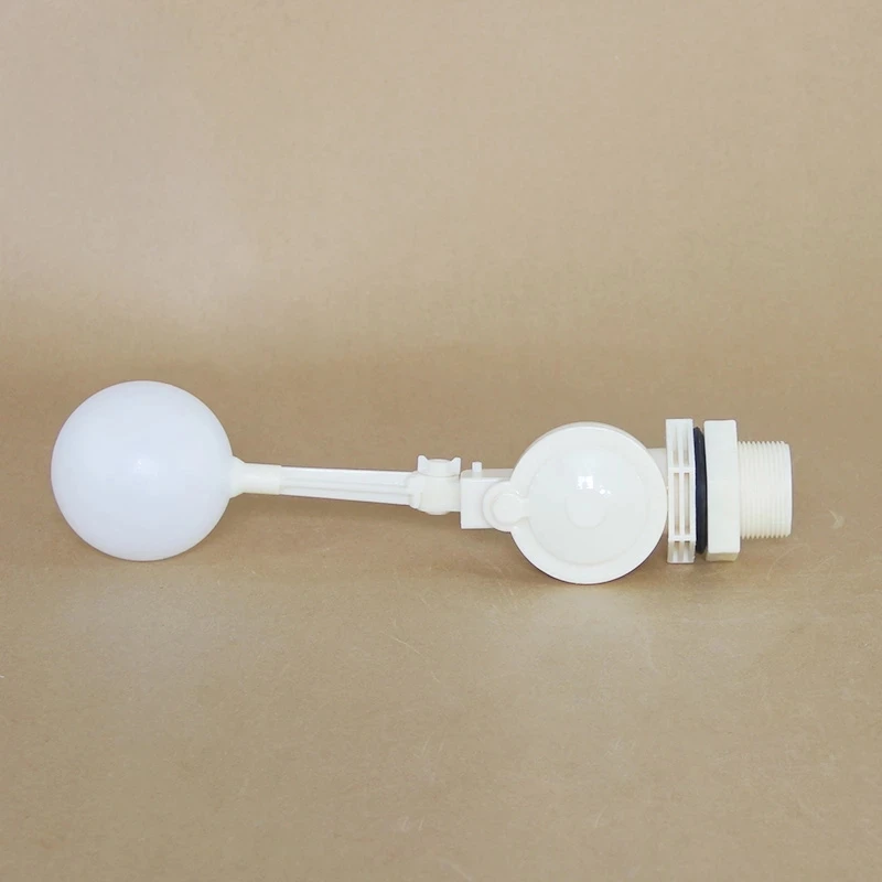 V&aacute;lvula de flotaci&oacute;n autom&aacute;tica de pl&aacute;stico DN25 para tanque de agua, interruptor de Control de agua, v&aacute;lvula de bola ajustable para torre de agua-1