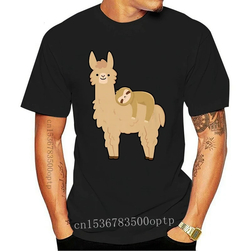 

Новинка, футболка для ленивецов, сна на Ламе, милая и очаровательная детская футболка 2021, лидер продаж, летняя повседневная футболка с принт...