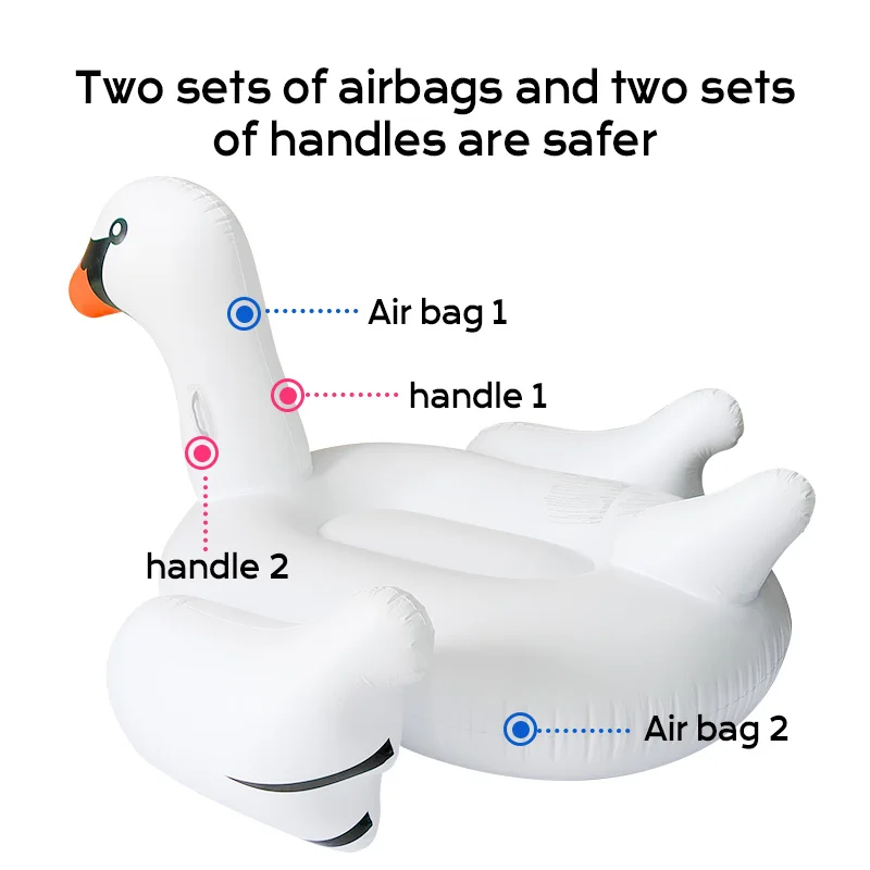 150 см в коем случае Лебедь Фламинго надувной поплавок плавающее кольцо