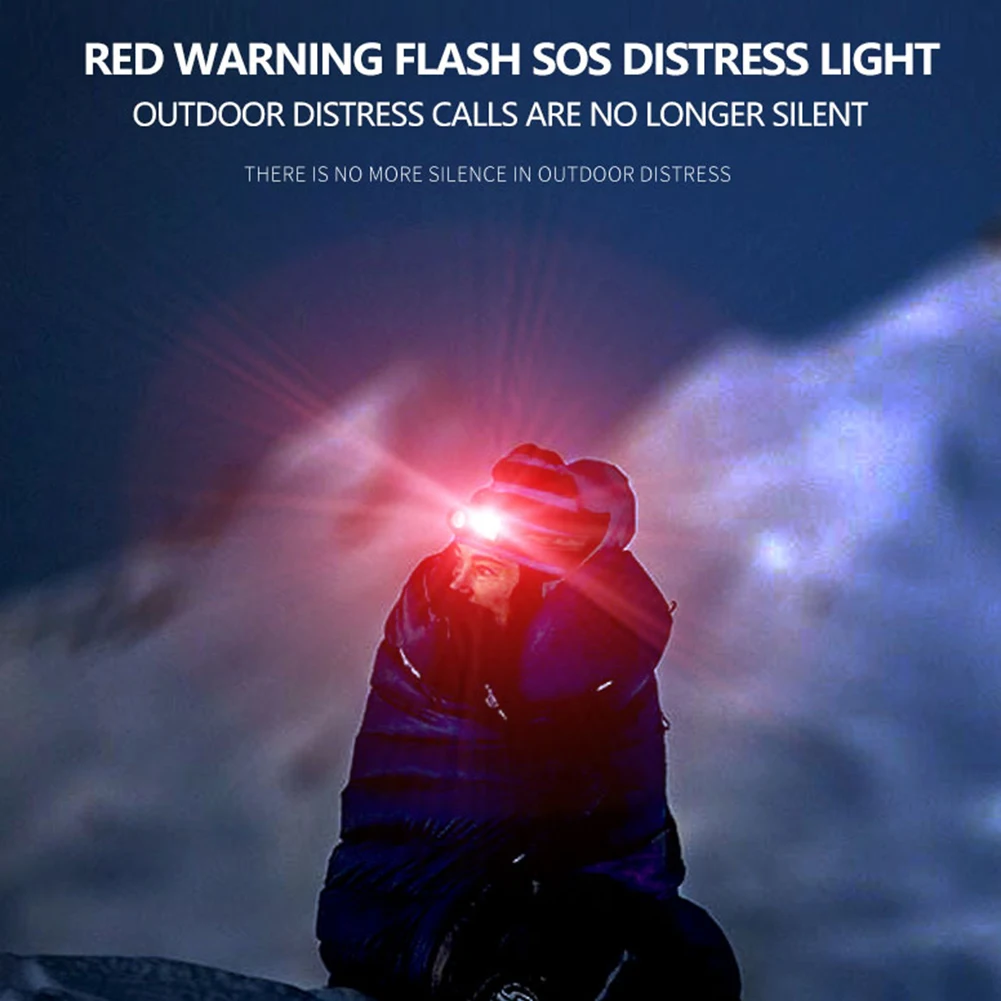 

XPG LED Headlight 400LM USB Rechargeable 5 Modes 1200mAh Waterproof Outdoor Hunting Camping Work Torch Night Headlamp