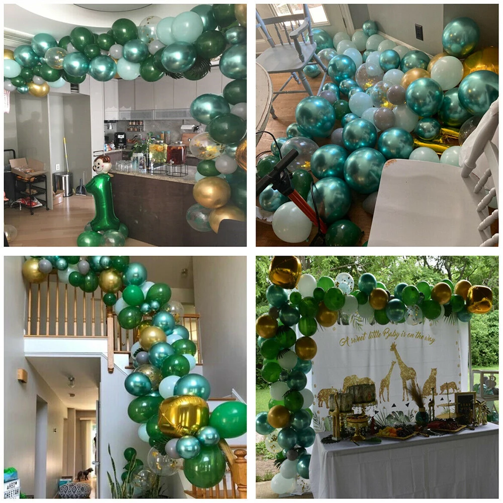 78 шт. набор воздушных шаров в стиле джунглей|Воздушные шары и аксессуары| |