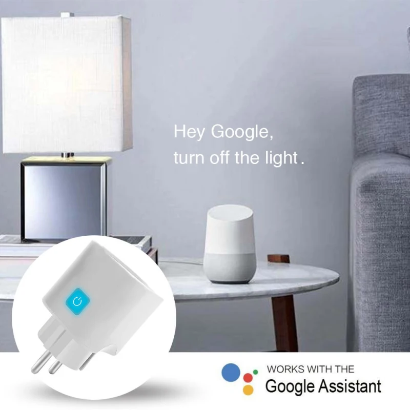 Ewelink WIFI умная вилка ЕС 10A Беспроводное управление вкл/выкл Diy Автоматизация жилые