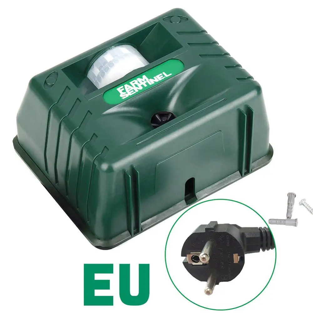 Ультразвуковой отпугиватель животных водонепроницаемый Репеллент для птиц