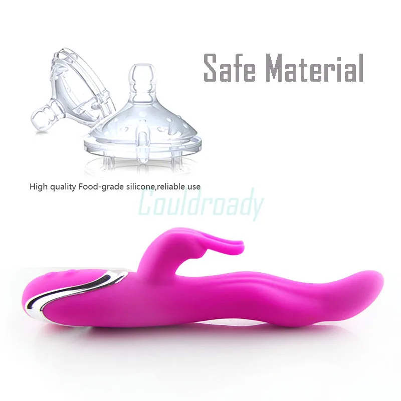 Мультичастотный вибрирующий фаллоимитатор для точки G эротический кролик