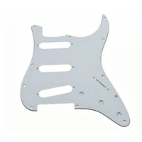 white st guitar pickguard for strat scratch plate bridge reversed for stratocaster jimihendrix guitar accessories free shipping