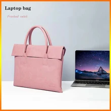 Laptop Bag for Macbook air 13 case 12 13.3 14 15.6 inch Women Office Handbag for HP Dell Huawei mac pro 13 M1 Notebook Briefcase