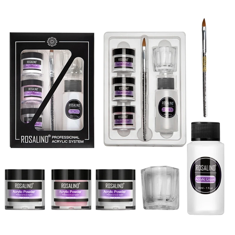 

Акриловая пудра для ногтей, набор профессиональных инструментов для дизайна ногтей, стеклянная чашка K3NE