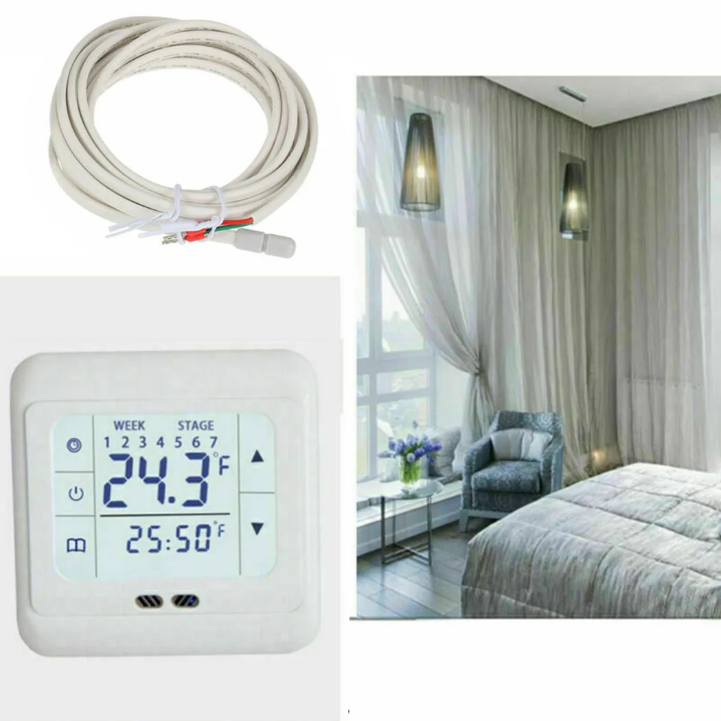 

Digital Thermostat Touch Screen Electric Underfloor Heating Controller