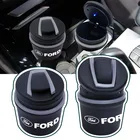 1 шт. автомобильная пепельница со светодиодный Ной подсветкой Портативный бездымный огнестойкий портсигар для Ford Focus 2 Mondeo Ecosport Kuga Mk4