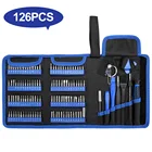 Набор прецизионных отверток 126 в 1 Torx Pentalobe Phillips, Шестигранник, отвертка для мобильного телефона, Радиоуправляемый Дрон, ремонт ПК, набор ручных инструментов