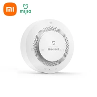 100 original xiaomi smoke detector fire smoke sensor alarm remote reminder fire protection product work with mijia app