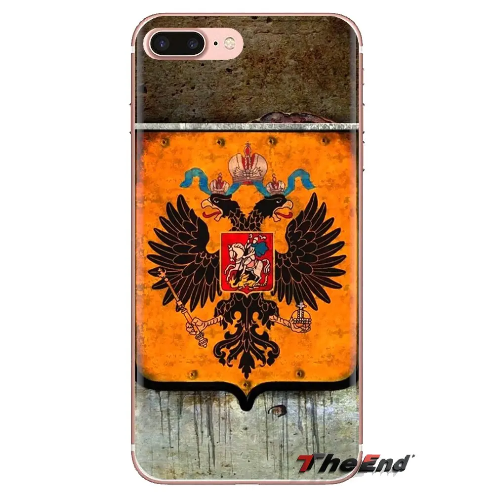 Русский Герб Флаг для Samsung Galaxy A3 A5 A7 A9 A8 Star A6 Plus 2018 2015 2016 2017 мягкие прозрачные чехлы |