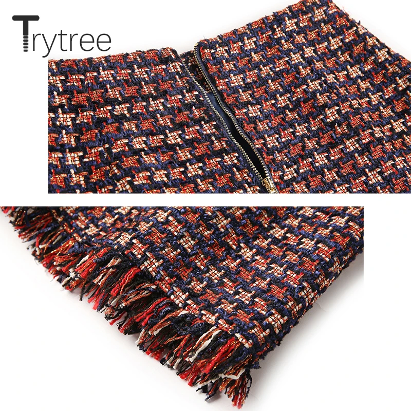 Осенне зимний женский комплект из трех предметов Trytree повседневная водолазка