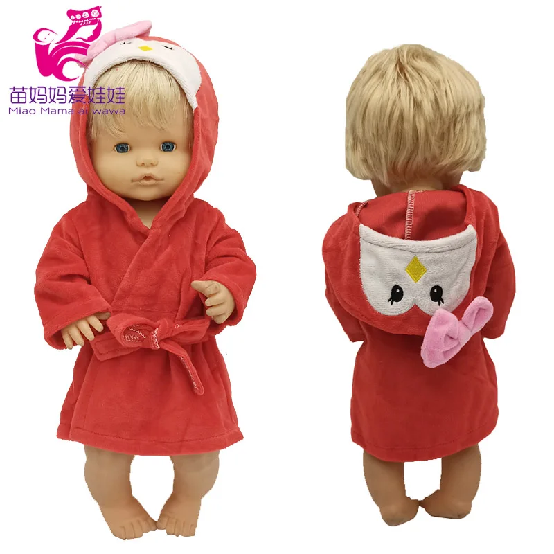 

Одежда для кукол Nenuco Ropa Y Su Hermanita 17 дюймов, Одежда для кукол Reborn Baby, банный халат, игрушки