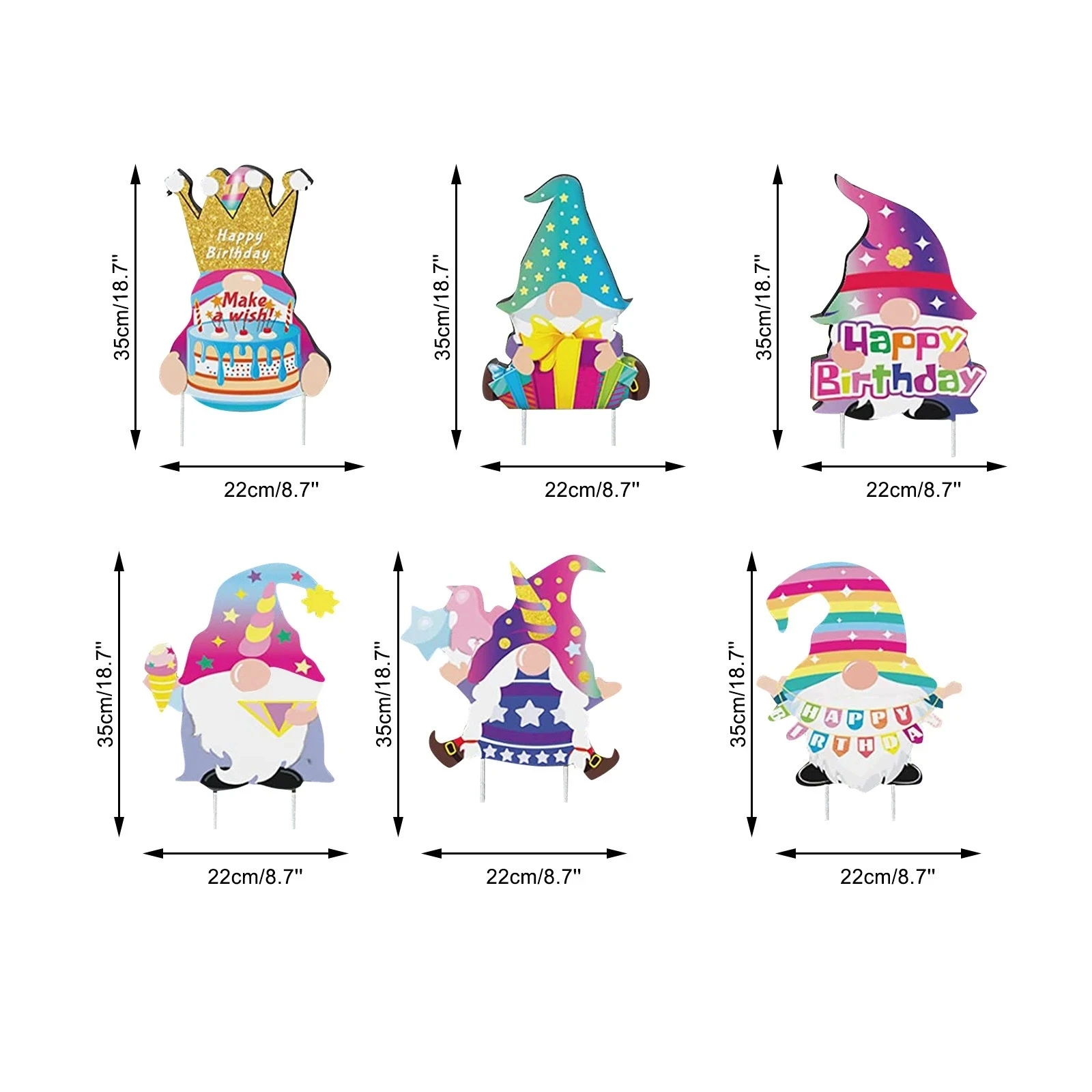 Украшение для двора на день рождения знаки ко дню карликовый двор газон сад