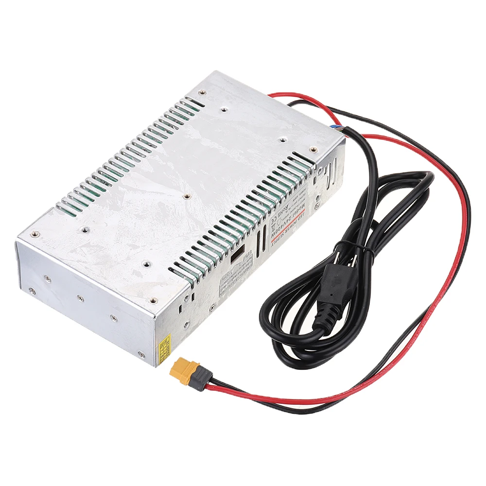 Hobbyporter 24V 16.7A 400W Battery Power Supply Adapter With XT60 for ISDT Q6 Pro ToolkitRC M8 SKYRC B6 Charger RC Drone | Игрушки и