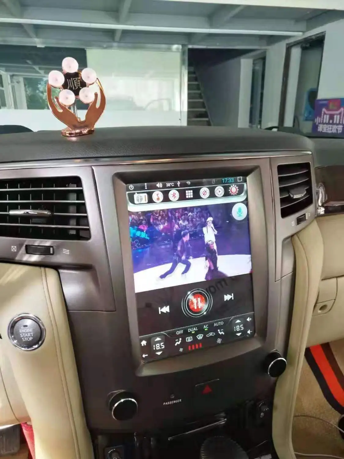 Автомобильный мультимедийный плеер без DVD плеера Tesla style Android 6 0 с GPS навигацией для