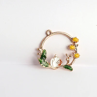 10 шт. милые романтические Милые простые серьги с цветком Милая подвеска модная