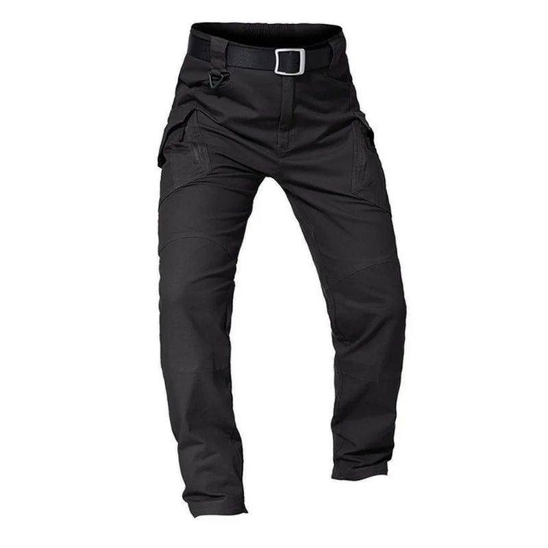 

Mens Tactical Pants Multiple Pocket Elasticity Military Urban Commuter Tacitcal Outdoor Trousers Men Slim Fat Cargo Pant 5XL