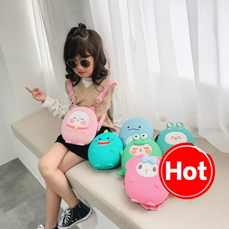 Детские школьные ранцы милый детский рюкзак с защитой от потери Силиконовые