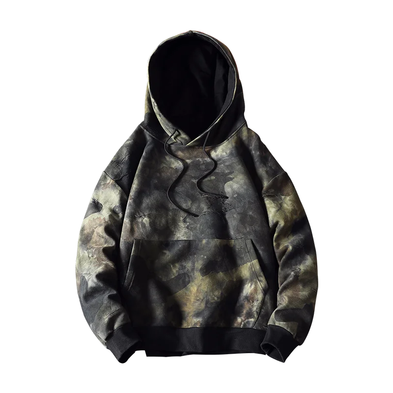 

Mens Autumn Hoodie Men 2020 New Fashions Japanese Style Hip Hop Casual Loose Pullovers Hombre Army Green Trend Hoodie For Men