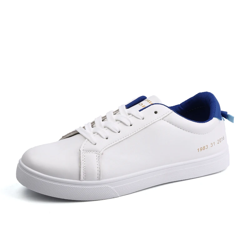 blue st475 Новые белые черные туфли обувь для мужчин модные мужские повседневные уличные мужские туфли из искусственной кожи брендовая мужская обувь ST473 - Цвет: blue st475