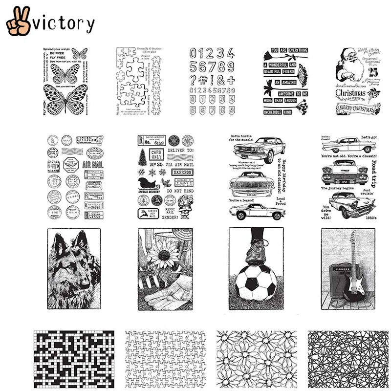 Прямоугольный фон цветок автомобиль футбольное слово прозрачный силиконовый