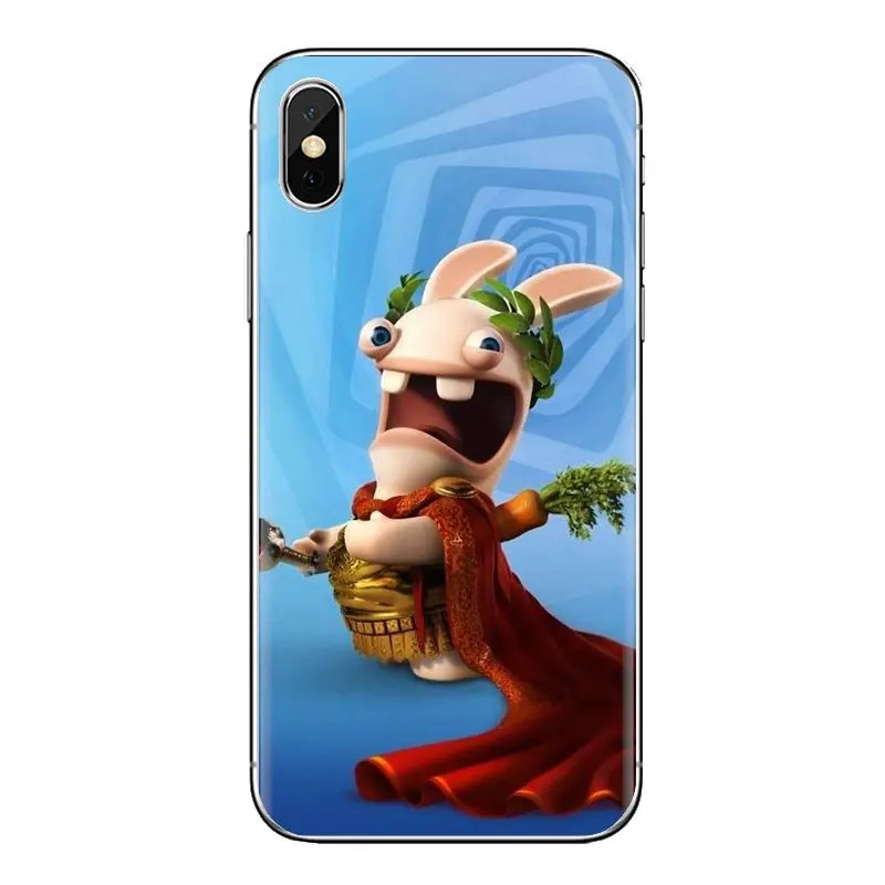 Covers For Samsung Galaxy S2 S3 S4 S5 MINI S6 S7 edge S8 S9 Plus Note 2 3 4 5 8 Coque Fundas Rabbids lapin cretin naruto cartoon |