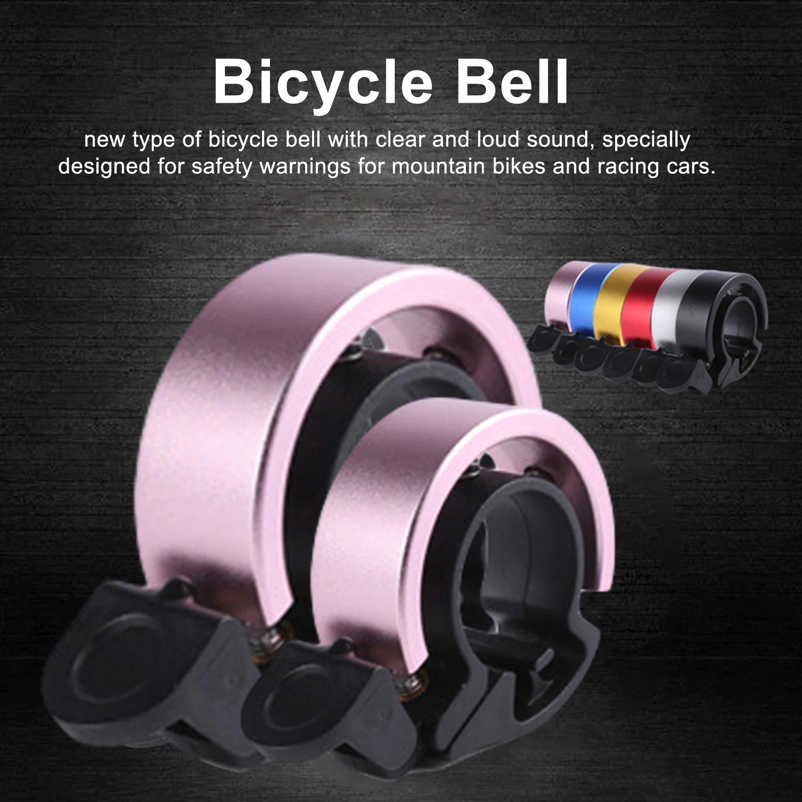 

Color Bicycle Bell Mountain Road Bike Horn Sound Alarm For Safety Cycling Handlebar Aluminum Alloy Bicycle Bell Bike Accessories