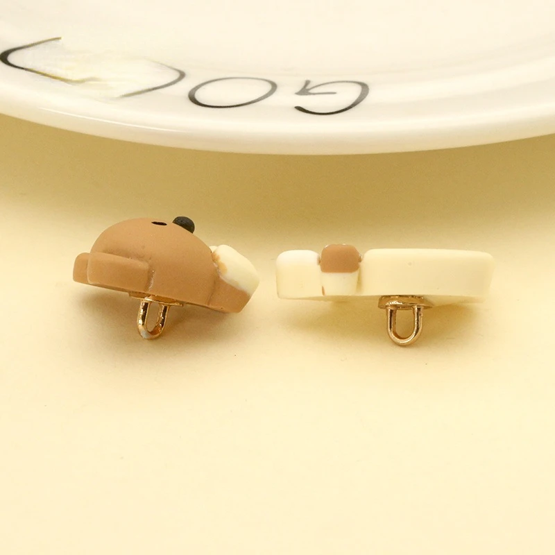 6 шт. милые детские пуговицы с рисунками животных одежда для малышей свитер