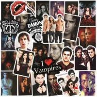 103050pcs american fantasy tv show the vampire diaries sticker for car luggage laptop skateboard classic kid toy decal sticker