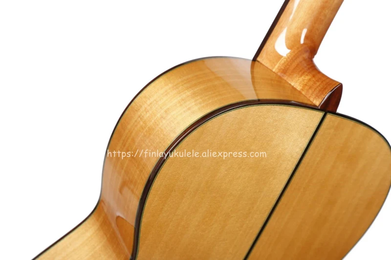 Акустическая Flamenco гитара ручной работы 39 дюймов с твердым еловым