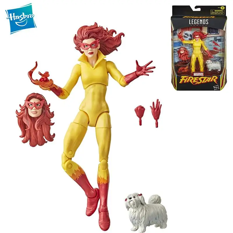 

Фигурка Hasbro из серии Marvel Legends, фирестор и собака с аксессуарами, 6 дюймов, ТВ, аниме, экшн-фигурка для детей, подарок на день рождения в коробке,...