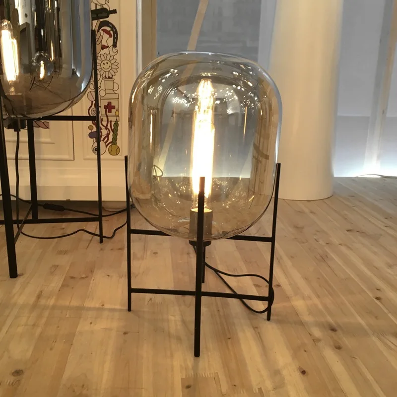 Новое поступление креативная простая Напольная Лампа стеклянный абажур