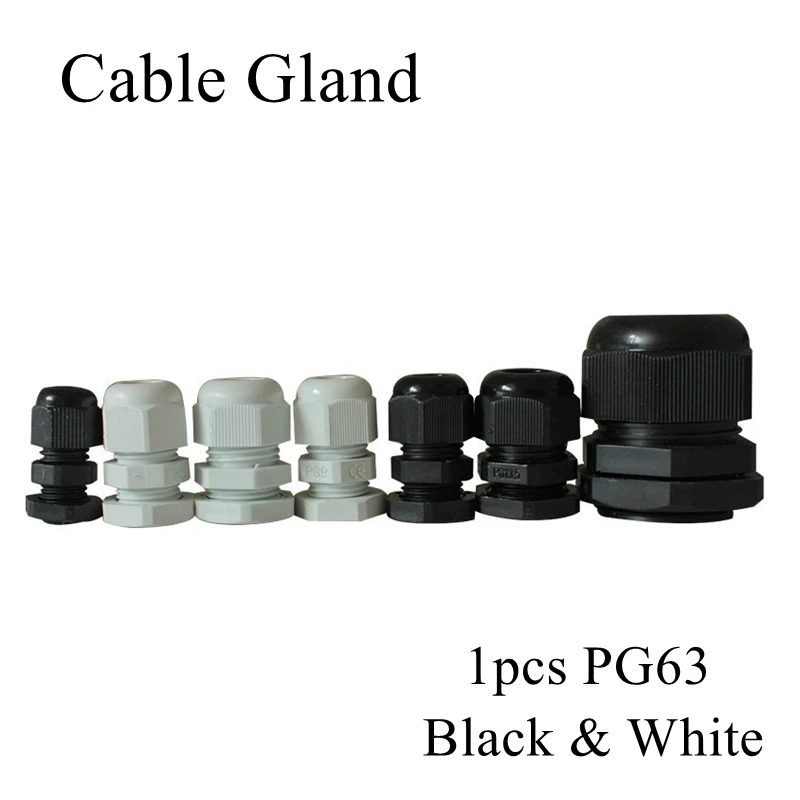 1 шт. PG63 кабельная втулка для 42 50 мм провода кабеля CE белый черный IP68