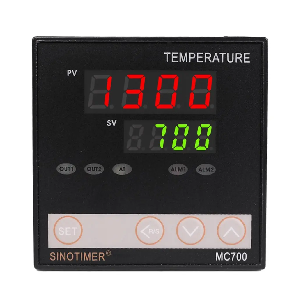 

Digital PID Temperature Controller Relay Output K Thermocouple Or PT100 Input Heating Or Cooling With Alarm