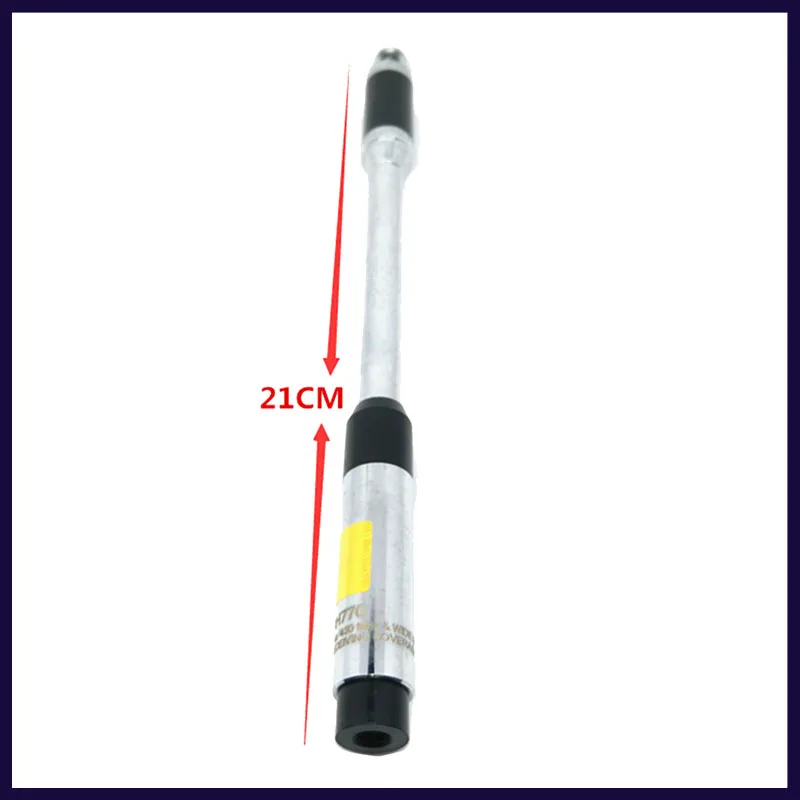 

oppxun RH770 SMA-Male Dual Band High Gain Telescopic Antenna for VX-3R VX-8DR KG-UV6D radiods