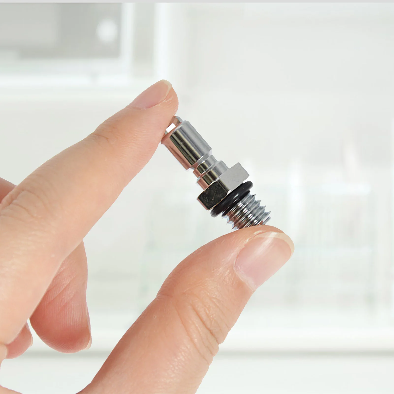 

Exhaust Valve Adapter Lightweight Durable Valve Connector Scuba Diving Back Fly BCD Exhaust Valve Adapter K Valve QD-Nipple