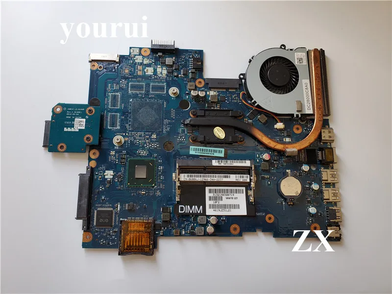 Для 17R 3721 5721 материнская плата для ноутбука с радиатором CN-06006J 06006J 6006J VAW11 LA-9102P SR0XF