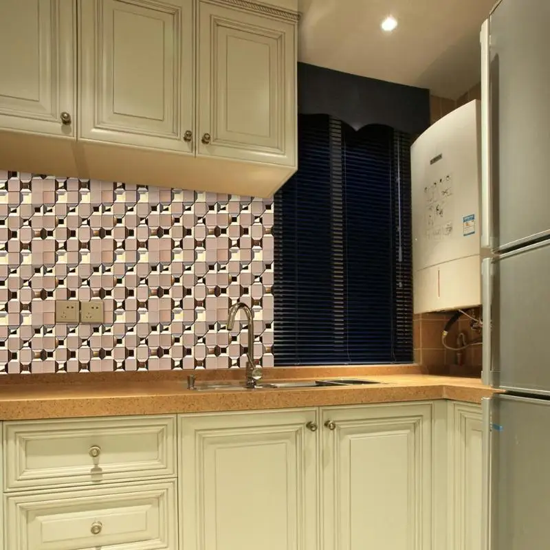 10 шт. ПВХ мозаика кирпичной стены стикер для настенной плитки Водонепроницаемый