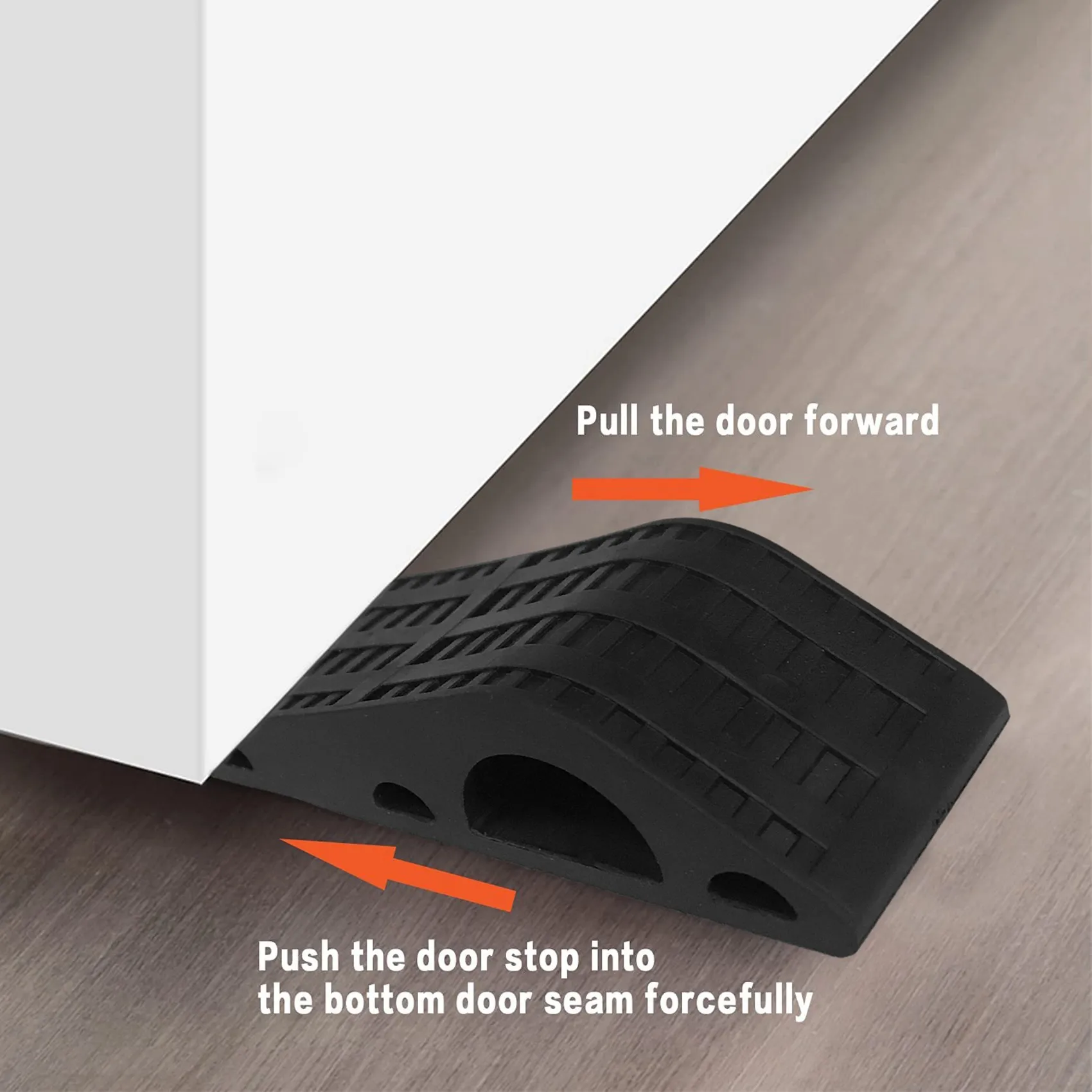 Резиновый защитный Клин для ДНА двери на ковре бетоне плитке линолеуме и