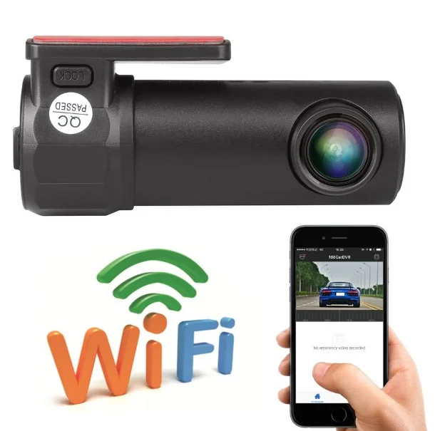 Limousback Dash Cam Wifi Автомобильный видеорегистратор камера 1080P HD ночного видения