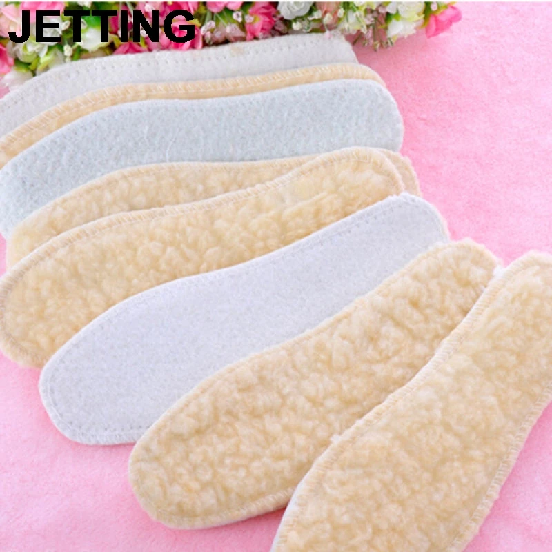 

1Pair 25cm Winter Warm Thicken Fleece Insoles Shoes Insoles For Women Men