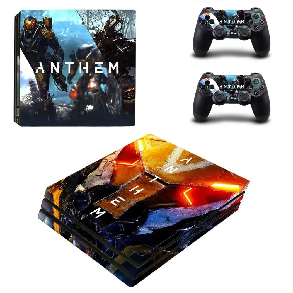 Игра Anthem PS4 Pro Стикеры Play station 4 кожи наклейка для Игровые приставки консоли и