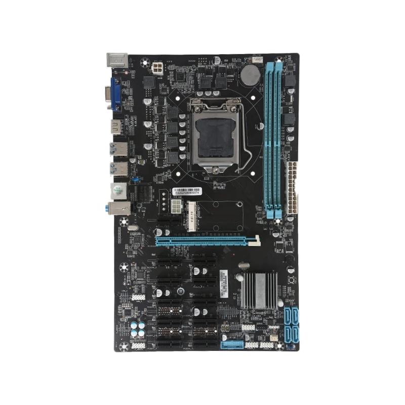 

B250-BTC Mining Motherboard 12 PCI-E Support 12 Video Card LGA 1151 DDR4 Memory USB3.0 for BTC Machine Bitcoin Mining Fast Reach