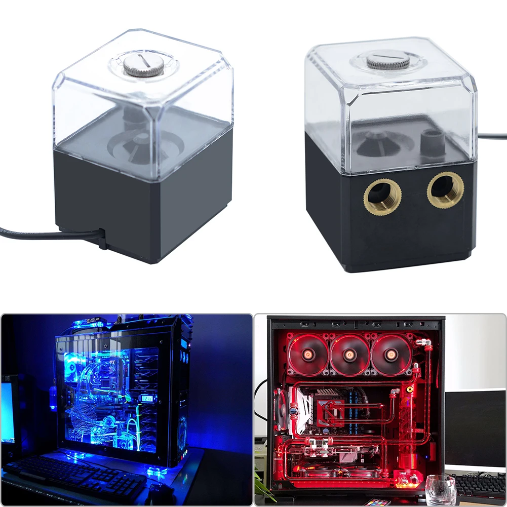 SC-450 300л/ч 12В DC 1.2A бесшумный циркуляционный насос ПК компьютер Жидкостная система