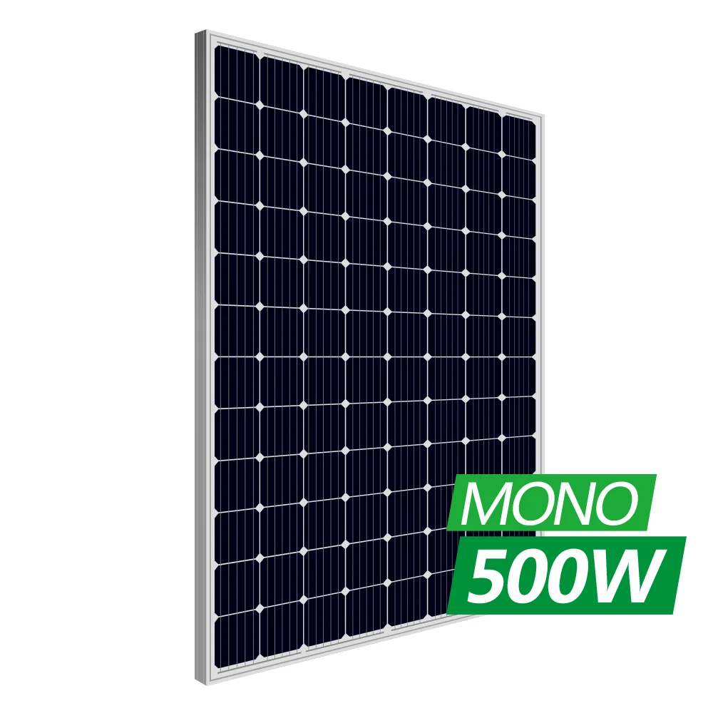 

biggest 25 years warranty 48 volt monocrystalline 500w solar panels